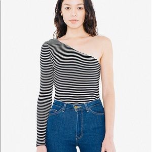 American Apparel 9x1 Rib Luna Top
